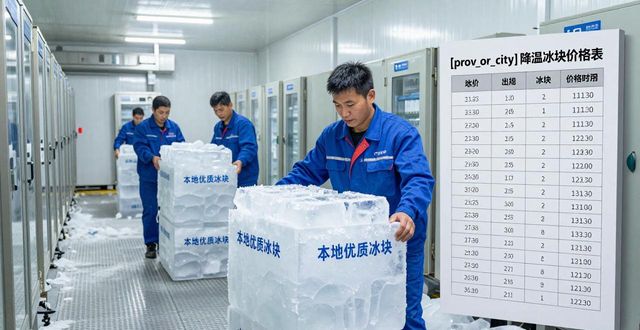 巴南降温冰块多少钱一吨？本地制冰厂报价来了